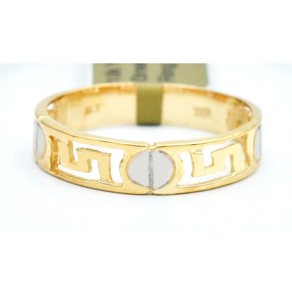 Greek Design Ring 10k Solid Yellow Gold
